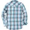 imageDubinik Pearl Snap Shirts for Men Long Sleeve Western Shirts for Men Vintage Casual Plaid Shirt Cowboy Shirts for MenWhite Blue Red
