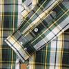 imageDubinik Pearl Snap Shirts for Men Long Sleeve Western Shirts for Men Vintage Casual Plaid Shirt Cowboy Shirts for MenYellow Dark Green