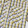 imageDubinik Pearl Snap Shirts for Men Long Sleeve Western Shirts for Men Vintage Casual Plaid Shirt Cowboy Shirts for MenYellow Lemon