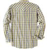 imageDubinik Pearl Snap Shirts for Men Long Sleeve Western Shirts for Men Vintage Casual Plaid Shirt Cowboy Shirts for MenYellow Lemon