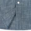 imageDubinik Mens Short Sleeve Button Down Shirts 100 Cotton Plaid Mens Casual ButtonDown Shirts with PocketSolid Cyan