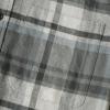 imageDubinik Flannel Shirt for Men Plaid Mens Button Down Long Sleeve Shirts Soft Pure Cotton Casual Cozy Regular FitA Dark Grey and White