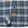 imageDubinik Flannel Shirt for Men Plaid Mens Button Down Long Sleeve Shirts Soft Pure Cotton Casual Cozy Regular FitA Navy Blue Midnight Army Plaid