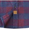 imageDubinik Flannel Shirt for Men Plaid Mens Button Down Long Sleeve Shirts Soft Pure Cotton Casual Cozy Regular FitA Purple and Blue Plaid