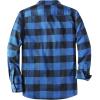 imageDubinik Flannel Shirt for Men Plaid Mens Button Down Long Sleeve Shirts Soft Pure Cotton Casual Cozy Regular FitBlue Black Buffalo