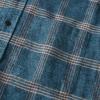 imageDubinik Flannel Shirt for Men Plaid Mens Button Down Long Sleeve Shirts Soft Pure Cotton Casual Cozy Regular FitBlue and Orange