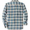imageDubinik Flannel Shirt for Men Plaid Mens Button Down Long Sleeve Shirts Soft Pure Cotton Casual Cozy Regular FitBlue and White