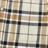 imageDubinik Flannel Shirt for Men Plaid Mens Button Down Long Sleeve Shirts Soft Pure Cotton Casual Cozy Regular FitKhaki Black