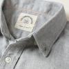 imageDubinik Flannel Shirt for Men Plaid Mens Button Down Long Sleeve Shirts Soft Pure Cotton Casual Cozy Regular FitLight Grey