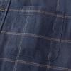 imageDubinik Flannel Shirt for Men Plaid Mens Button Down Long Sleeve Shirts Soft Pure Cotton Casual Cozy Regular FitNavy Blue Khaki