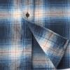 imageDubinik Flannel Shirt for Men Plaid Mens Button Down Long Sleeve Shirts Soft Pure Cotton Casual Cozy Regular FitNavy Ombre