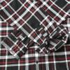 imageDubinik Flannel Shirt for Men Plaid Mens Button Down Long Sleeve Shirts Soft Pure Cotton Casual Cozy Regular FitRed and Black White