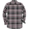 imageDubinik Flannel Shirt for Men Plaid Mens Button Down Long Sleeve Shirts Soft Pure Cotton Casual Cozy Regular FitRed and Black White