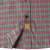 imageDubinik Flannel Shirt for Men Plaid Mens Button Down Long Sleeve Shirts Soft Pure Cotton Casual Cozy Regular FitRed and Green