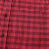 imageDubinik Flannel Shirt for Men Plaid Mens Button Down Long Sleeve Shirts Soft Pure Cotton Casual Cozy Regular FitRed and Navy