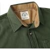 imageDubinik Mens Flannel Shirts Long Sleeve Flannel Shirt for Men Casual Button Down Brushed 100 Cotton ShirtArmy Green