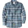 imageDubinik Flannel Shirt for Men Plaid Mens Button Down Long Sleeve Shirts Soft Pure Cotton Casual Cozy Regular FitA Blue and Grey