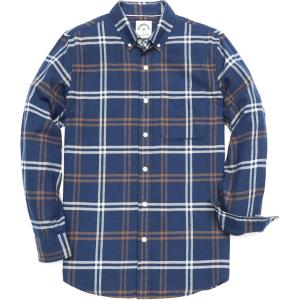 imageDubinik Flannel Shirt for Men Plaid Mens Button Down Long Sleeve Shirts Soft Pure Cotton Casual Cozy Regular FitNavy Blue White