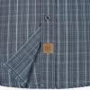 imageDubinik Mens Short Sleeve Button Down Shirts  Soft Vintage Regular Fit Casual ShirtsBlue Grey 0039