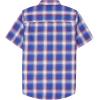 imageDubinik Mens Short Sleeve Button Down Shirts  Soft Vintage Regular Fit Casual ShirtsBlue Red 0039