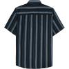 imageDubinik Mens Short Sleeve Button Down Shirts  Soft Vintage Regular Fit Casual ShirtsBlue Stripes 0039