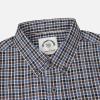 imageDubinik Mens Short Sleeve Button Down Shirts  Soft Vintage Regular Fit Casual ShirtsBlue Tan 0039
