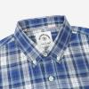 imageDubinik Mens Short Sleeve Button Down Shirts  Soft Vintage Regular Fit Casual ShirtsBlue White 0039