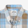 imageDubinik Mens Short Sleeve Button Down Shirts  Soft Vintage Regular Fit Casual ShirtsDark Khaki Blue 0039