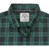 imageDubinik Mens Short Sleeve Button Down Shirts  Soft Vintage Regular Fit Casual ShirtsGreen Black 0039
