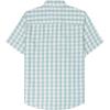 imageDubinik Mens Short Sleeve Button Down Shirts  Soft Vintage Regular Fit Casual ShirtsGreen White 0039