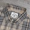 imageDubinik Mens Short Sleeve Button Down Shirts  Soft Vintage Regular Fit Casual ShirtsGrey Khaki 0039
