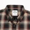 imageDubinik Mens Short Sleeve Button Down Shirts  Soft Vintage Regular Fit Casual ShirtsKhaki Black 0039