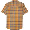 imageDubinik Mens Short Sleeve Button Down Shirts  Soft Vintage Regular Fit Casual ShirtsOrange Navy Blue 0039