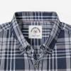 imageDubinik Mens Short Sleeve Button Down Shirts  Soft Vintage Regular Fit Casual ShirtsTeal Navy 0039