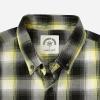 imageDubinik Mens Short Sleeve Button Down Shirts  Soft Vintage Regular Fit Casual ShirtsYellow Black White 0039