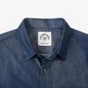 imageDubinik Mens Short Sleeve Button Down Shirts Summer Vintage Short Sleeve Button Down Men Lightweight Mens Casual ShirtsNavy