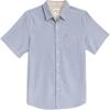 imageDubinik Mens Short Sleeve Button Down Shirts Summer Vintage Short Sleeve Button Down Men Lightweight Mens Casual ShirtsSky Blue