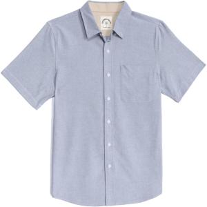 imageDubinik Mens Short Sleeve Button Down Shirts Summer Vintage Short Sleeve Button Down Men Lightweight Mens Casual ShirtsSky Blue