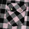 imageDubinik Flannel Shirt for Men Long Sleeve Casual Cozy Snap Button Western Plaid Shirts Soft Pure CottonBlack Gray and White