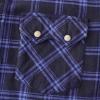 imageDubinik Flannel Shirt for Men Long Sleeve Casual Cozy Snap Button Western Plaid Shirts Soft Pure CottonBlue