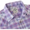 imageDubinik Flannel Shirt for Men Long Sleeve Casual Cozy Snap Button Western Plaid Shirts Soft Pure CottonBlue Purple and White