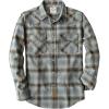 imageDubinik Flannel Shirt for Men Long Sleeve Casual Cozy Snap Button Western Plaid Shirts Soft Pure CottonBlack Blue and Beige