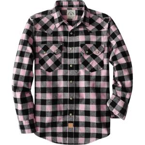 imageDubinik Flannel Shirt for Men Long Sleeve Casual Cozy Snap Button Western Plaid Shirts Soft Pure CottonBlack Gray and White