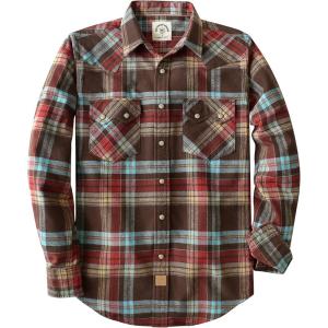 imageDubinik Flannel Shirt for Men Long Sleeve Casual Cozy Snap Button Western Plaid Shirts Soft Pure CottonPatchwork Color Plaid