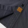 imageDubinik Chambray Shirt Men Long Sleeve Cotton Work Shirts with 2 Pockets Casual Button DownDark Gray