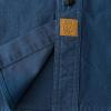 imageDubinik Chambray Shirt Men Long Sleeve Cotton Work Shirts with 2 Pockets Casual Button DownNavy Blue