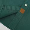 imageDubinik Chambray Shirt Men Long Sleeve Cotton Work Shirts with 2 Pockets Casual Button DownOlive Green