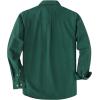 imageDubinik Chambray Shirt Men Long Sleeve Cotton Work Shirts with 2 Pockets Casual Button DownOlive Green