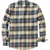 imageDubinik Flannel Shirt for Men 100 Cotton Mens Flannel Shirts Long Sleeve Plaid Soft Casual Button Down Shirt MenBeige Blue