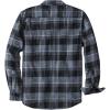 imageDubinik Flannel Shirt for Men 100 Cotton Mens Flannel Shirts Long Sleeve Plaid Soft Casual Button Down Shirt MenBlack Grey